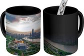 Magische Mok - Foto op Warmte Mok - Architecturaal landschap van Wuhan - 350 ML