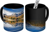 Magische Mok - Foto op Warmte Mok - Alpen - Bergen - Bos - 350 ML