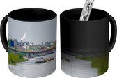 Magische Mok - Foto op Warmte Mok - Rivier in de Duitse stad Mannheim - 350 ML