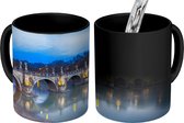 Magische Mok - Foto op Warmte Mok - Verlichting - Rome - Brug - 350 ML