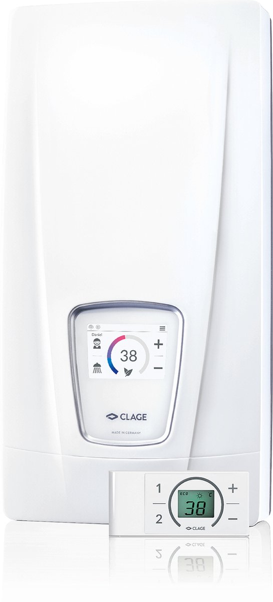 Elektronisch comfortmodel doorstroomverwarmer DSX Touch | Geïntegreerde WLAN- en Bluetooth®-functie | 18 tot 27 Kw