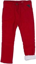 alisé Velour broek gevoerd met wol Rood 116