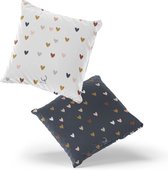 Quilla - Over the rainbow - Sierkussen - 60x60cm - Multicolor blauw