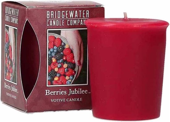 Bridgewater - Geurkaars - Votive Berries Jubilee - 3 stuks - UITLOPEND