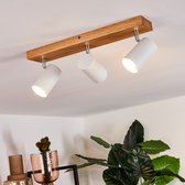 Belanian.nl - Houten plafondlamp - plafondlamp - plafondlamp hout, licht, 3-vlammig - Eetkamer, hal, keuken, slaapkamer, woonkamer