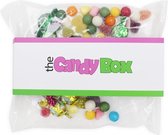 The Candy Box snoep mix snoepzakjes - 'Rotzak' snoep - Gevuld met 200 gram snoep mix Uitdeel en verjaardag cadeau man, vrouw, kinderen met: Cappico, Kauwgomballen en TumTum - hard , zacht