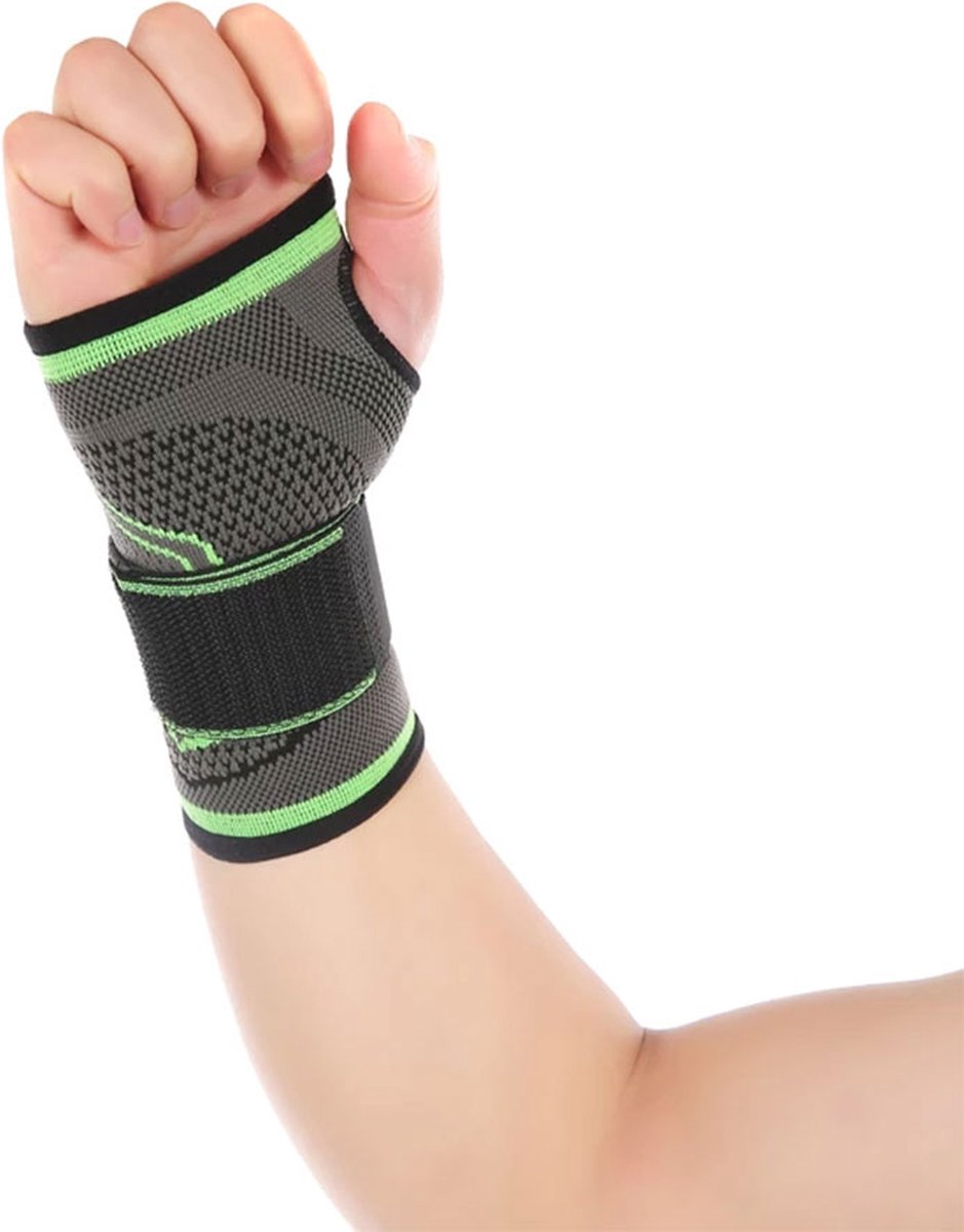 Jumada's Polsbrace - Band Polsbeschermer - Sport Krachttraining & Fitness - Polsklachten - Maat L