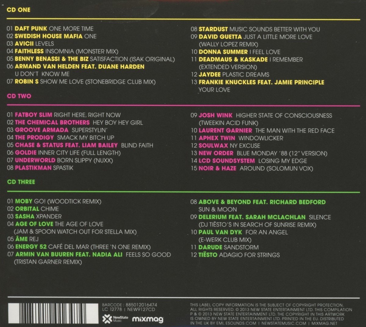 Various Artists Mixmag The Greatest Dance Tracks Of (CD), various artists CD...