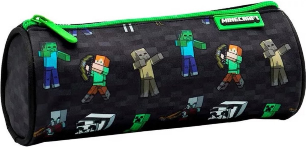Ensemble Sac à Dos Minecraft TNT 3 Pièces - Sac à Dos, Sac à Déjeuner Et Trousse, Motif Creeper Et TNT