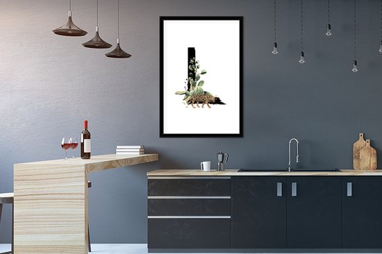 Lettre Jungle L 60x90 cm
