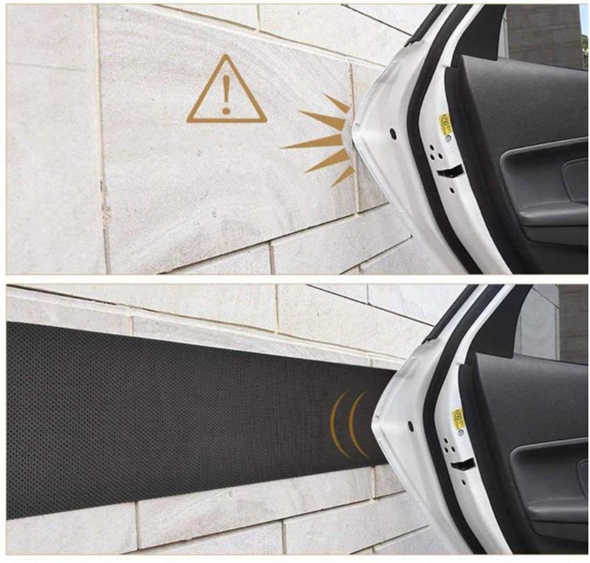 LXXW auto garages wandbescherming Magnetische autodeurbeschermer, deurrandbeschermers, verwijderbaar zacht kussen ter bescherming van uw