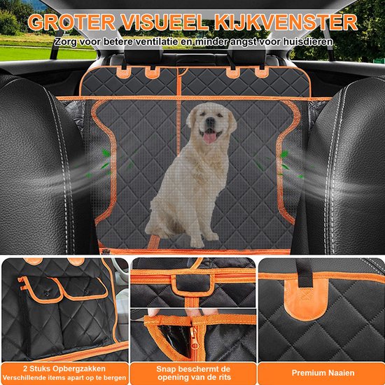 Docci® - Couverture pour chien réversible 4 en 1 - Banquette