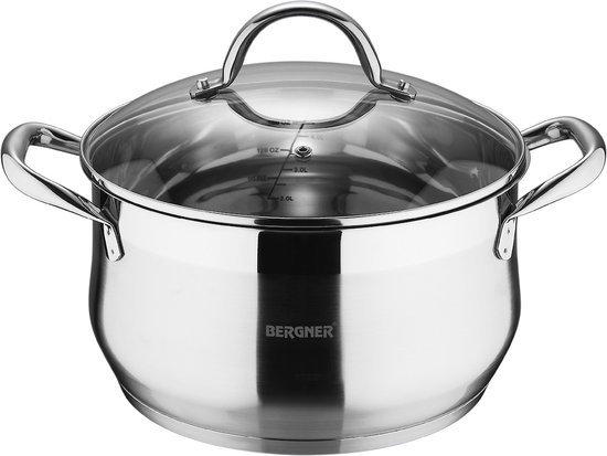 Chaudron marmite de cuisson en Acier Inoxydable coloris Gris - 22