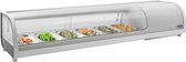 Sushi koelvitrine B=158cm | Wit | Kunststof | Saro | Samira | 330-1110