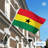 Vlag Ghana 100x150cm - Spunpoly