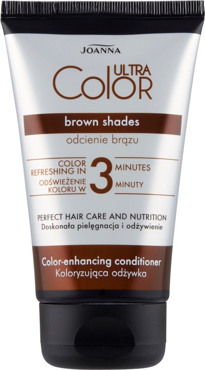 Joanna Ultra Color , haarkleur verdiepende 3 minuten conditioner, bruine tinten, 100ml