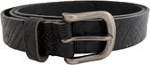 Old West Riem 3 cm Zwart Croco Maat 85