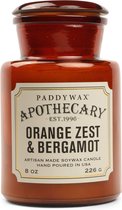 Gentlemens Hardware Geurkaars – Orange Zest & Bergamot – Geurkaars in Glazen Apothekerspot