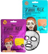7 DAYS PSHHH Cleansing Oxygenating Face Masks (set van 2 stuks)