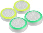Thumb Grips | Thumb Sticks | Gaming Thumbsticks | Geschikt voor Playstation PS5 PS4 PS3 & Xbox X S One 360 | 1 Set = 4 Thumbgrips | Wit Groen (2x) en Wit Lichtgroen (2x)