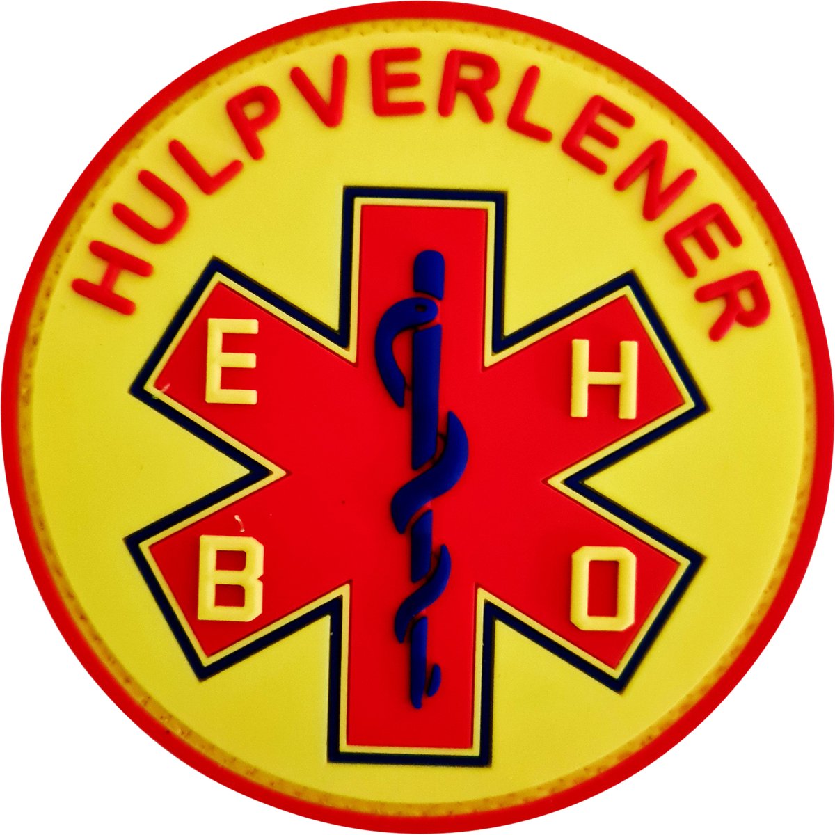 Goedkoopste 3D PVC patch HULPVERLENER EHBO