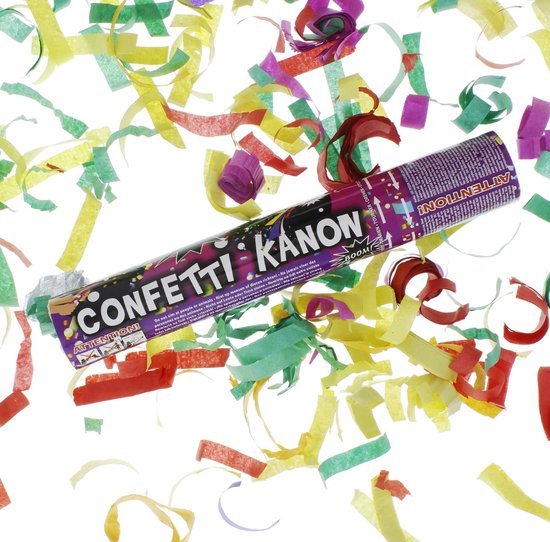 Helaas Overtreden hek Confetti popper - Confetti kanon - Schieter - Feest - Party - 12 Stuks |  bol.com
