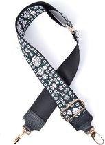 Schouderband-bagstrap-tashengsel-leer-verstelbaar-sac16-zwart-bloem