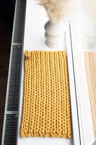 Sunny Mat - vensterbank mat - kattenmat - Geel - Medium - handgemaakt - gehaakt - gerecycled katoen