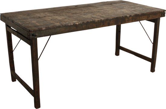 Raw Materials Eettafel - Gerecycled hout - 165x75x76 cm