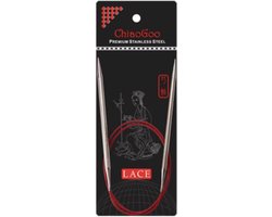 ChiaoGoo  Rondbreinaald RED LACE roestvrij staal 4,00 mm 100 cm