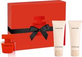 Narciso Rodriguez Narciso Rouge Giftset - 50 ml eau de parfum spray + 75 ml showercream + 75 ml bodylotion - cadeauset voor dames