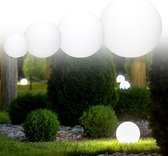 ML-Design globe light stone look, Ø 50 cm, 25W, gemaakt van kunststof