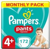 Pampers Pants Maat 4+ - 172 Luierbroekjes Maandbox