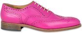 VanPalmen Quirey Nette schoenen - heren veterschoen - fuchsia - goodyear-maakzijze - topkwaliteit