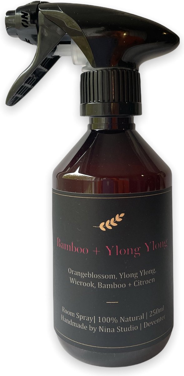 Nina Studio | Room spray Classic Bamboo+Ylong Ylong 250ml | Natural product | Handmade |