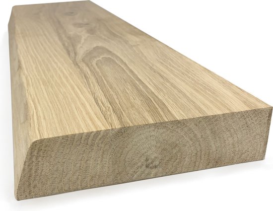 gezond verstand roterend zwaarlijvigheid Houten plank 100 x 15 cm eiken boomstam - Houten planken voor muur -  Boomstam plank -... | bol.com