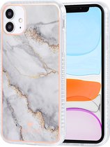 UNIQ Classic Case iPhone 11 TPU Backcover hoesje - Marble White