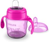 Avent A gobelet avec embout buccal 6m + 200 ml - rose Rose
