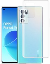 Cazy Oppo Reno6 Pro 5G hoesje - Soft TPU Case - transparant