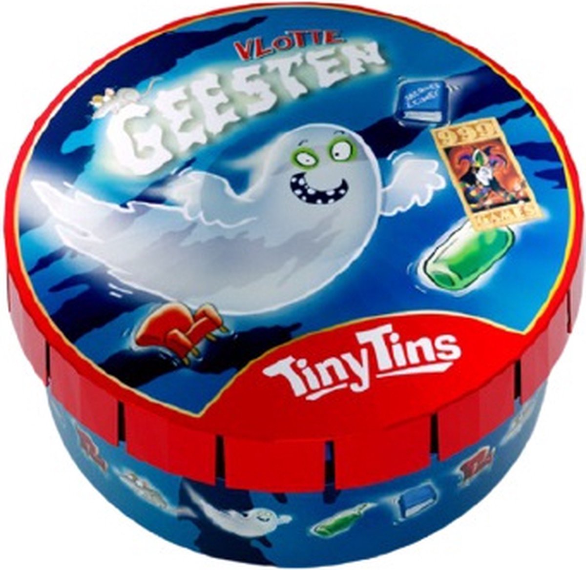 999 Games - Tiny Tins: Vlotte Geesten - Kaartspel - Ideaal om overal mee naartoe te nemen - Reisspel - Familiespel - Klein cadeautje — afbeelding 2