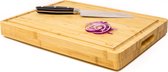 Planche à découper Budu Deluxe - Bamboe - Planche à découper en bois - Planches à découper en bois - Cadeau de planche à découper - 30 x 40 x 4 cm