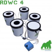 Growrilla RDWC 4- bucket system van Dailyhighclub.nl incl. Freebies pakket bon (twv €14,95)