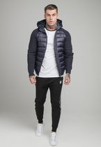 SikSilk Knit Bubble Jacket Navy - XS