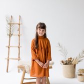 Elisa Jurk Camel-Jurk-Kinder Jurk-Kids- Meisjes Jurk