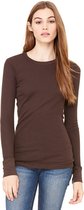 Hoogkwalitatieve Dames Thermo / Warmte Shirt | Bruin - XL/XXL