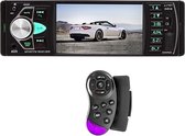 TechU™ Autoradio T136 – 1 Din met Afstandsbediening & Stuurwielbediening – 4.1 inch Monitor – FM radio – Bluetooth – USB – AUX – SD – Handsfree bellen