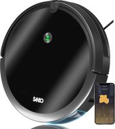 Sanbo® D-503 Pro Robotstofzuiger - Zwart - Inclusief HD-Camera & App - Inclusief Laadstation - Dweilrobot