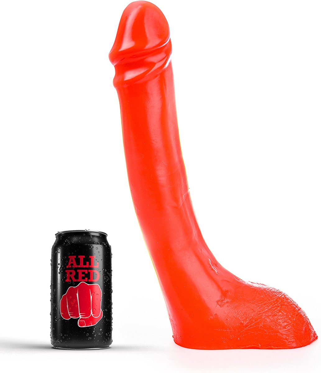 Goedkoopste All Red Dildo 32 x 5,5 cm - rood