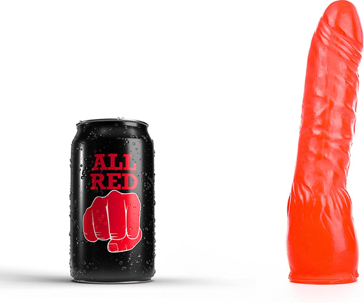 Goedkoopste All Red Dildo 20 x 4,5 cm - rood