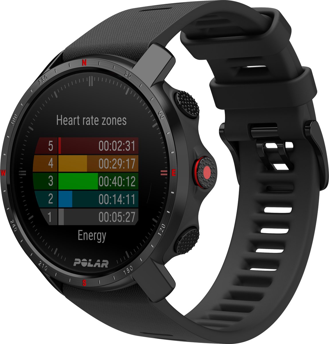 Afbeelding 2 van Polar Grit X Pro Premium Outdoor Multisporthorloge  GPS  - Zwart